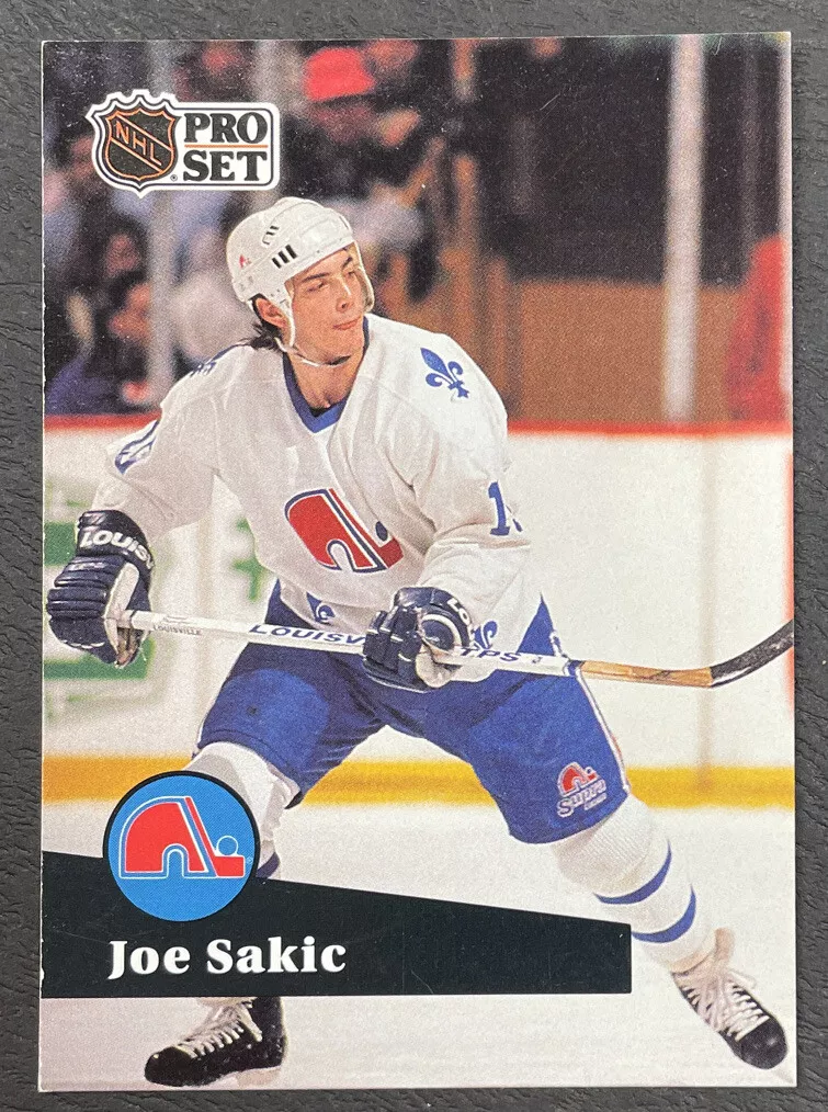 Joe Sakic 1988 Quebec Nordiques Throwback Home NHL Hockey Jersey