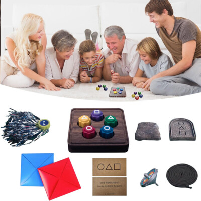 Relay Pentathlon Game Stones Set Korean Traditional Gonggi Play Games Kit Pebble