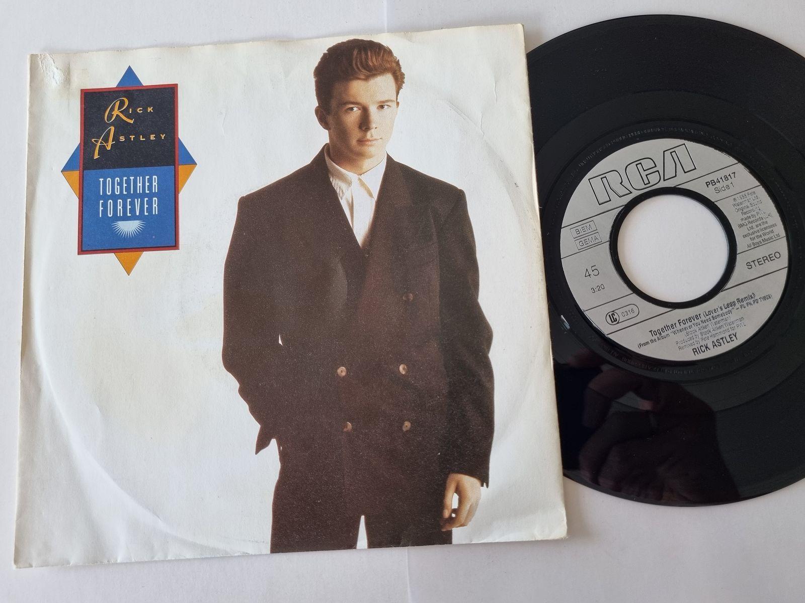 7"" Single Rick Astley - Together forever Vinyl Germany