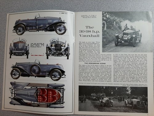 The 30-98 HP Vauxhall Auto History Booklet Profile Publications #32 - Picture 3 of 3