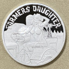 STL Mint Spicy Silver Farmers Daughter Rare 1 Oz Pure .999 Silver Proof Coin — photo 9