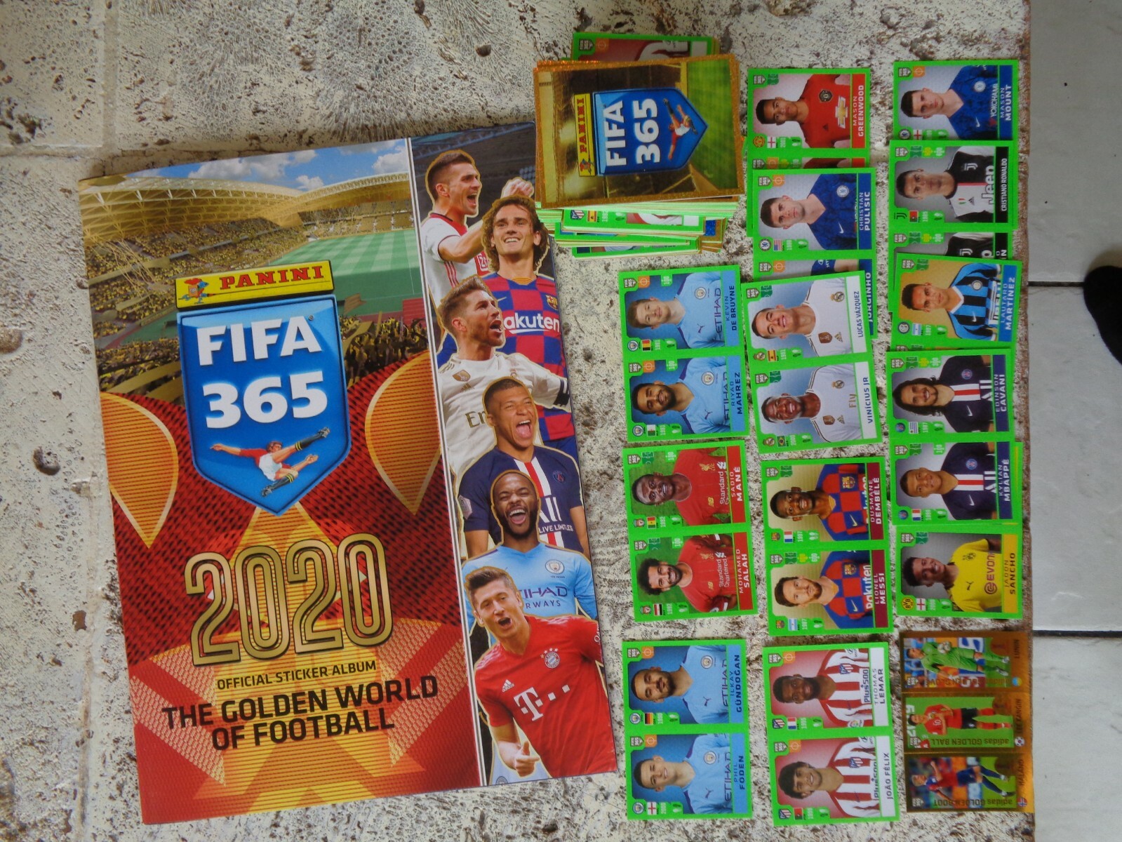 2020 PANINI 365 Complete Stickers collection + Album Great Rookies HAALAND Foden view 2