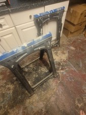 Folding Saw Horse Pair Trestle Support Bars Cutting Stands Work Bench