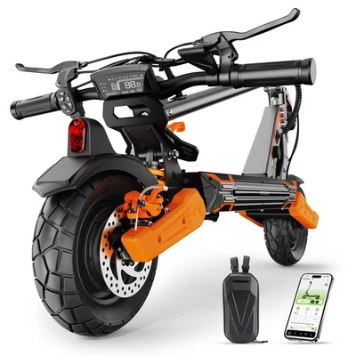 Dual Motor Electric Scooter Adults 1600W Off-road E-Scooter 32MPH 35Miles W/ APP - Image 1 of 4