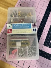 Quilting Solutions Premium Quilting Supply Kit In Storage Case New