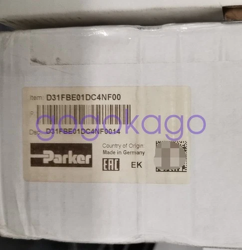 Parker Proportional Valve / Hydraulic Valve, Model D31FBE01DC4NF00, New
