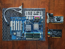 Gigabyte GA-P43-ES3G MOBO+Intel E8600 Processor+RAM+Sound/Graphics Cards+Fan