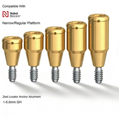 US Zest Locator Anchor Abutment Compatible NobelActive Conical Connection NP/RP