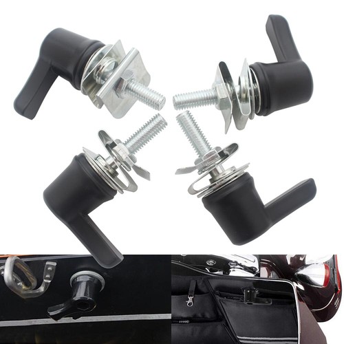 Saddlebag Mount Kit Hard saddlebag Lever Lock Mounting For Harley CVO Tour Glide - Foto 2 di 21