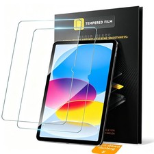 2 Pack Screen Protector for iPad A16 11th/10th Generation 11/10.9 inch 2025/2...