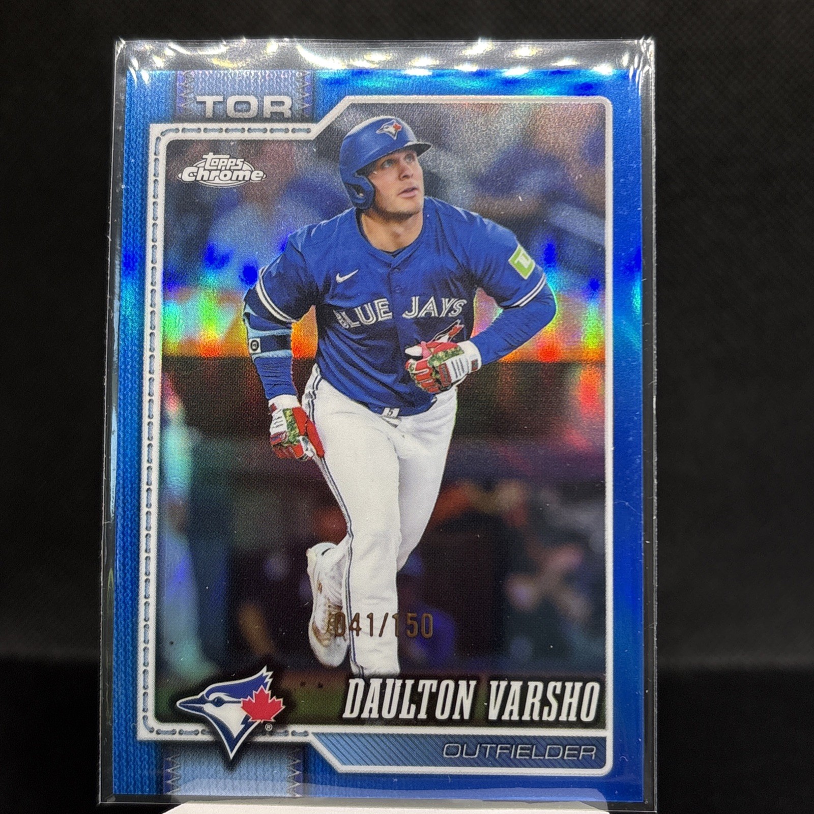 2026 Topps Chrome Daulton Varsho Toronto Blue Jays #2 Color Match Parallel /150
