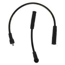 ACCEL 172086K Custom Wire Set - 8.8mm - Spiral Core - Black