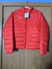 PUMA Kids Large Red Puffer Jacket Winter Coat New With Tags Warm-Cell