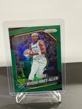 2025 Panini Prizm WNBA #96 Myisha Hines-Allen Green Prizms