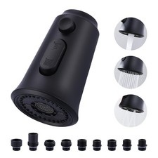 Kitchen Faucet Head Replacement, 3 Function Pull Down Faucet Sprayer Head wit...