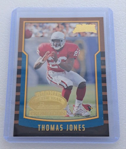 2000 Bowman Rookie Of The Year Promotion - Thomas Jones /250 Made - Picture 1 of 2