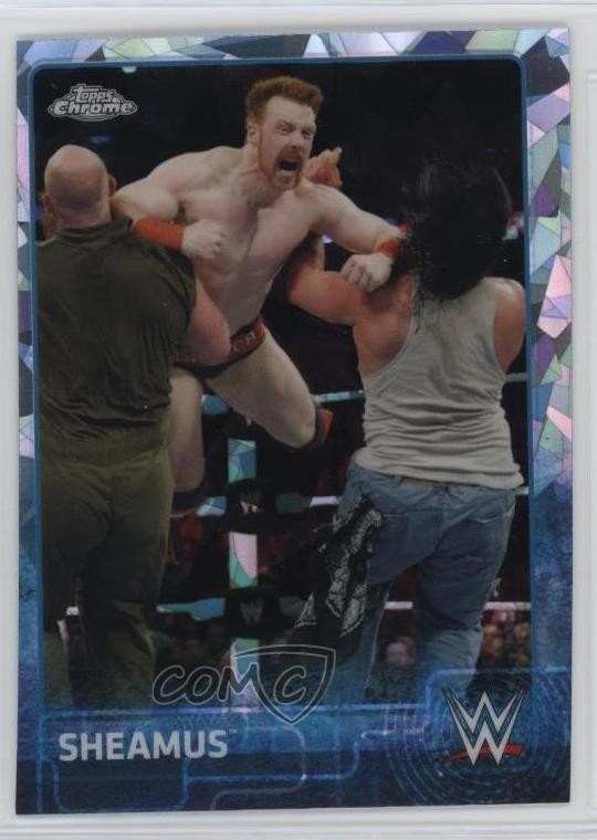 2015 Topps Chrome WWE Atomic Refractor Sheamus #64 nd3