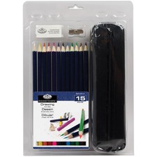 Clamshell Art Sets Drawing Pencil With Case