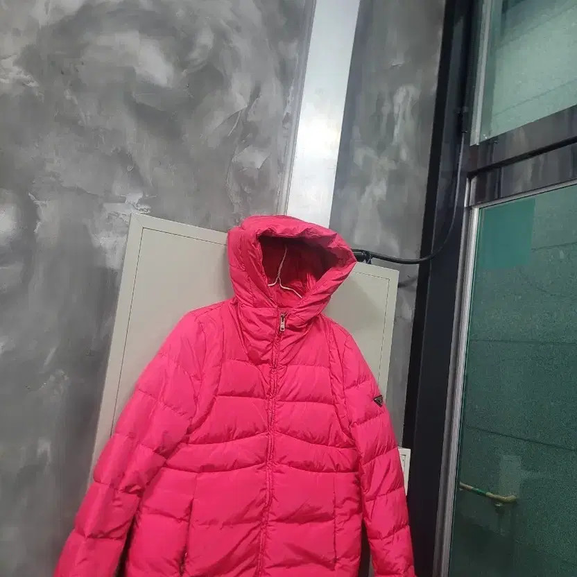 Prada Hot Pink Short Puffer Jacket Size 38 Womens thumbnail 2