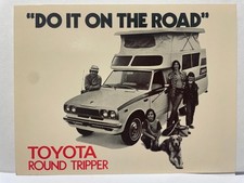 Toyota Round Tripper Postcard Vintage RV Camper Van 1970s Advertising