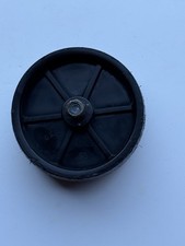 Trailer Wheel Black Plastic 6-Inch Durable Jack Caster West Marine