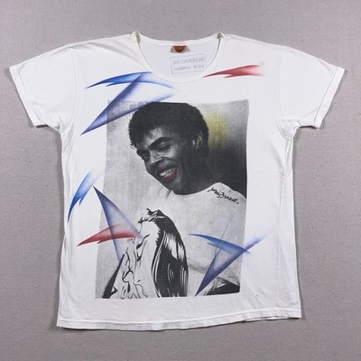 Vtg Gilberto Gil T Shirt Mens Medium Raca Humana Album Music Band Yes Brazil 80s