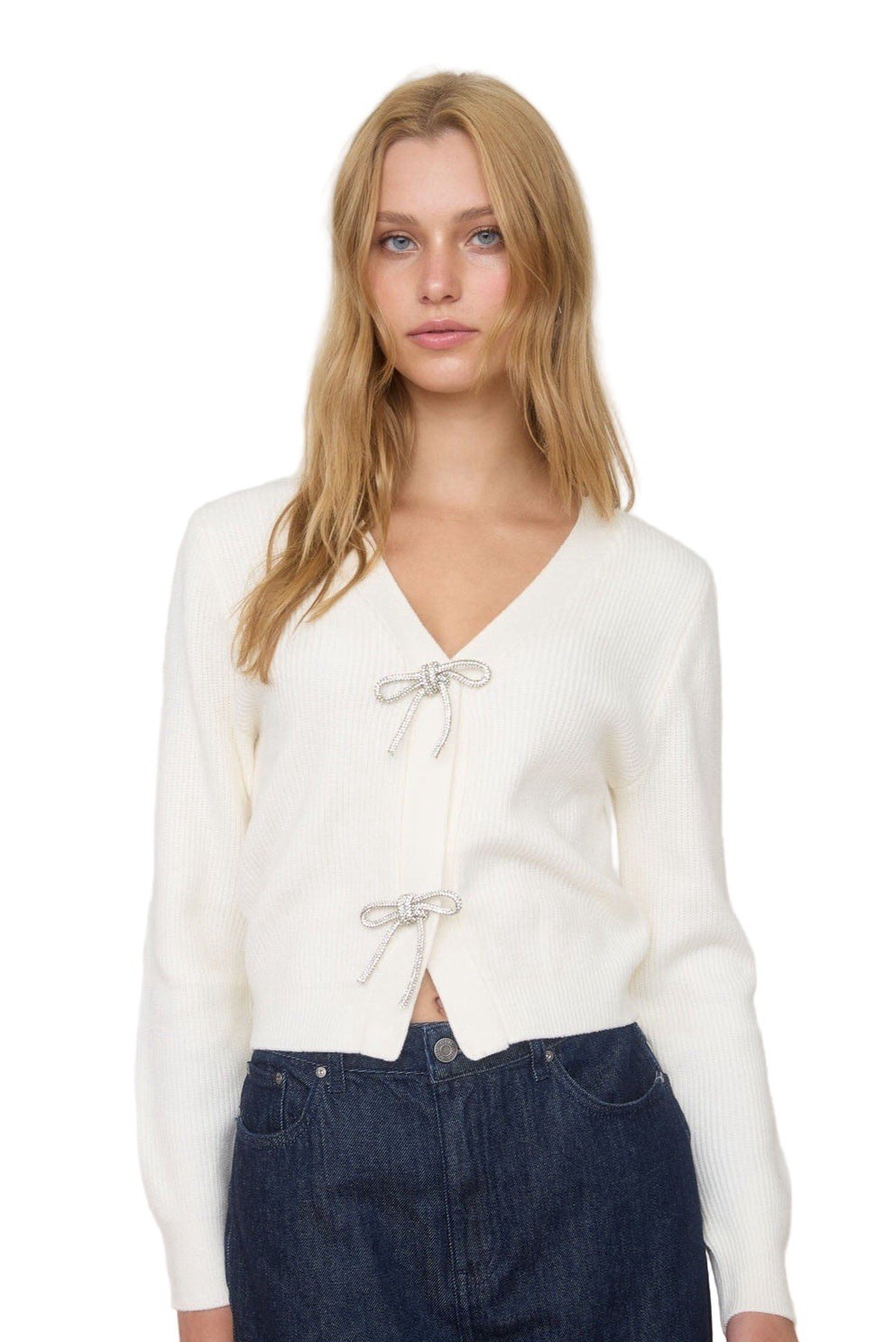 NWOT Boutique Bow & Beyond Cardigan