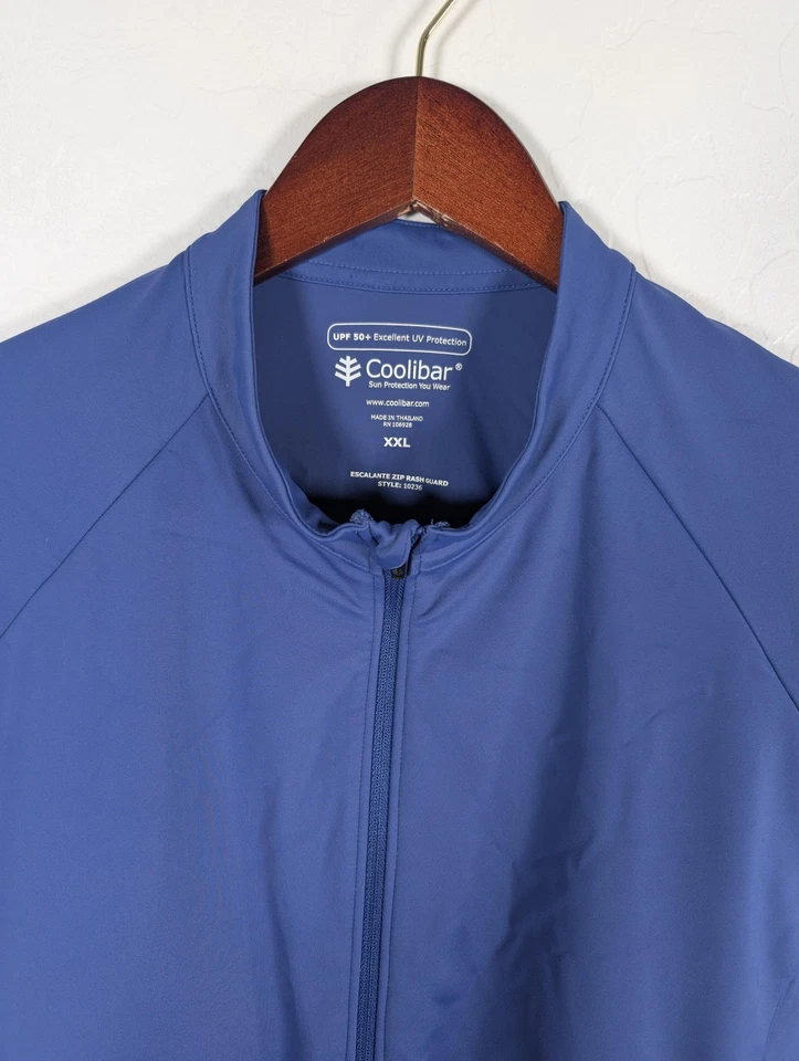 Coolibar Escalante молнии сыпь Guard рубашка женщин 2XL UPF 50 + защиты от солнца плавать - Изображение 3 из 4
