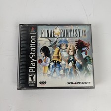 Final Fantasy IX 9 Sony PlayStation 1 PS1 Black Label
