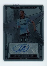 2024-25 Antonee Robinson Panini Impeccable Metal Fulham Autographed Card 6/25