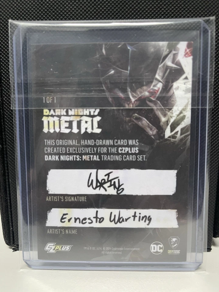 Cryptozoic CZPlus Dark Nights Metal The Joker Batman Sketch Card Ernesto Warting - Image 2 of 2