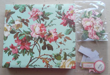 2014 Anna Griffin Premade Flowered Floral 8x8 Scrapbook Album w 3D Stickers 2
