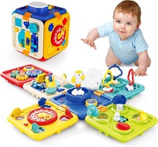 Busy Board for 1 Year Old Girl  Boy Gifts, Montessori Toys 1 2 3 4...