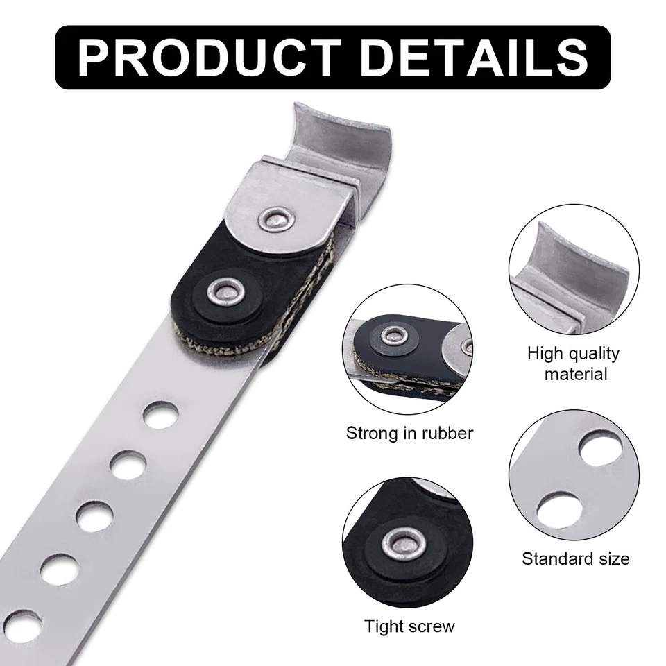 Soporte de suspensión de silenciador ajustable universal, se adapta a tubos de cola de 1,5" a 2,5" Foto 3 de 4