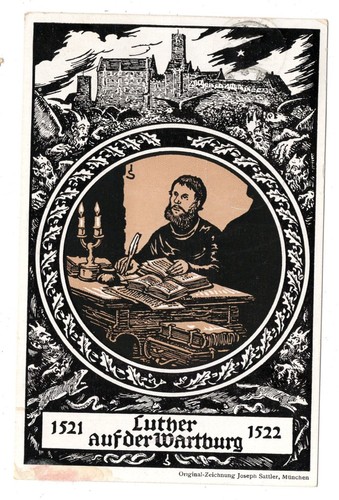 DR-Germany LUTHER-Special Letter With Special Stamp (DA0797)