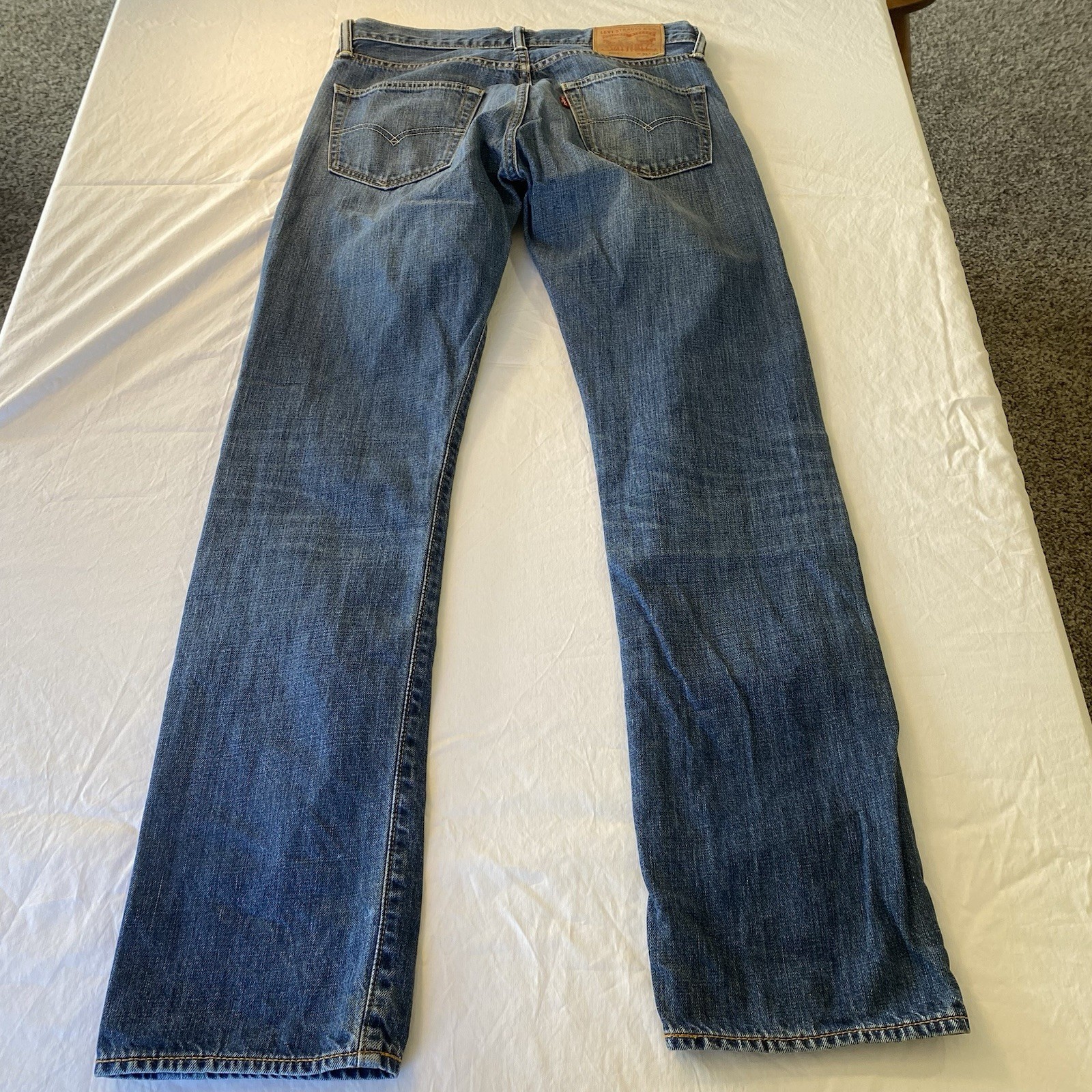 Levi Strauss 504 Blue Jeans 31x34 thumbnail 2