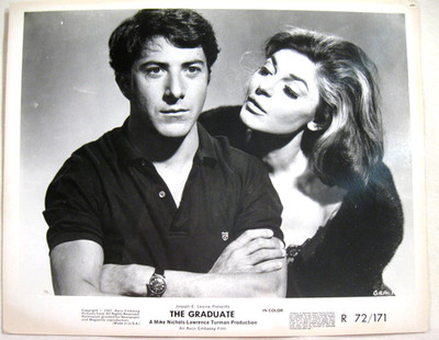 THE GRADUATE - DIE REIFEPRÜFUNG - US Press Photo - Dustin Hoffman Anne Bancroft