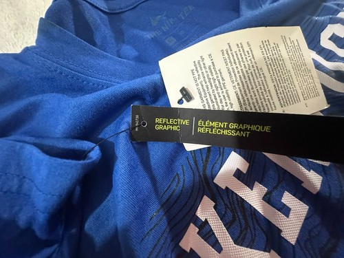 NWT The Nike Tee Dri-Fit Reflective Graphic men’s XL blue University Kentucky - Picture 5 of 6