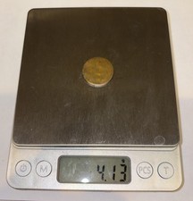 Blank 4.1g “Rolled Thick”, 1944 “Experimental”, BN Copper Lincoln Cent Planchet