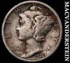 1926 Silver Mercury Dime - Scarce  Better Date  No Reserve  #G7733