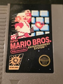 Super Mario Bros NES 5 screw cartridge original NTSC Japan made TESTED GOOD