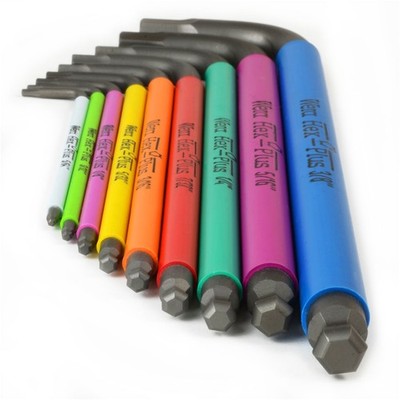 New Wera 9 Piece SAE Multicolor Hex Key Set - P/N 05022639001