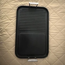  All-Clad Hard Anodized Nonstick Rare Combo Grande Grille Griddle 