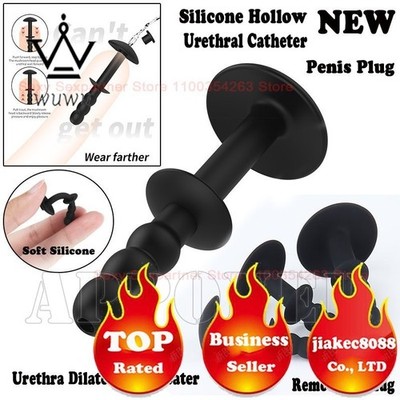 Silicone Hollow Tube Sounding Eye Rod Peni Plug Insertion Urinary Dilator Plug