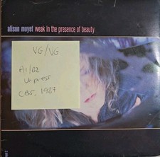 Alison Moyet Weak In The Presence of Beauty Vinyl Record 7" VG/VG Moyet 2 1987