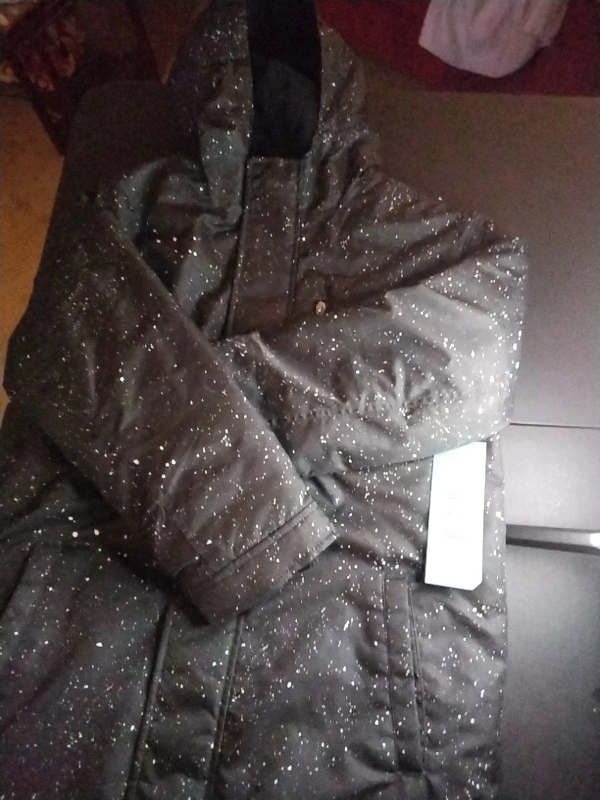 Old Navy Black Coat Puffer Jacket Fall Winter Boys Size Large 10-12 New