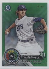 2018 Bowman Scouts' Top 100 Green Refractor 15/99 Brent Honeywell #BTP-22 4iu