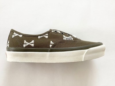 (US5)Vans Authentic WTAPS Olive Crossbones