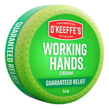 O'Keeffe's Working Hands Hand Cream: 3.4 oz. jar Green