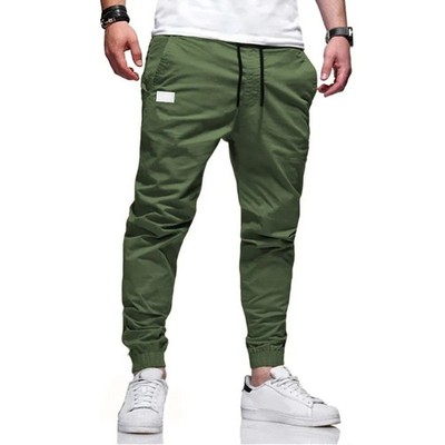 Men's Multi-Pocket Jogger Sweatpants Casual Cargo Trousers